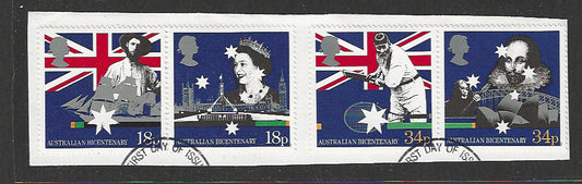 Great Britain stamps - FDC Used On Piece complete set - Used - VVV00040