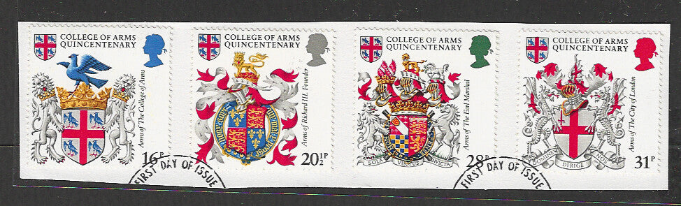 Great Britain stamps - FDC Used On Piece complete set - Used - VVV00043