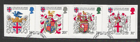 Great Britain stamps - FDC Used On Piece complete set - Used - VVV00043