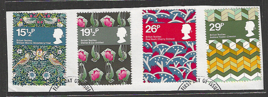 Great Britain stamps - FDC Used On Piece complete set - Used - VVV00047