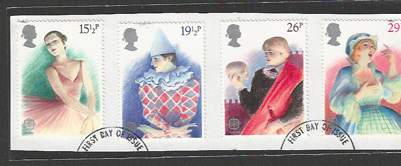 Great Britain stamps - FDC Used On Piece complete set - Used - VVV00050