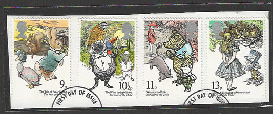 Great Britain stamps - FDC Used On Piece complete set - Used - VVV00051