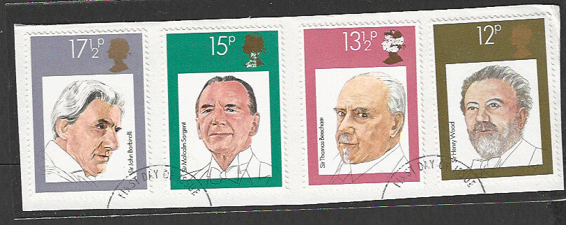 Great Britain stamps - FDC Used On Piece complete set - Used - VVV00054
