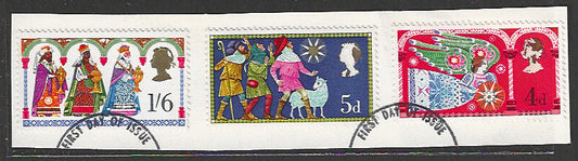 Great Britain stamps - FDC Used On Piece complete set - Used - VVV00092