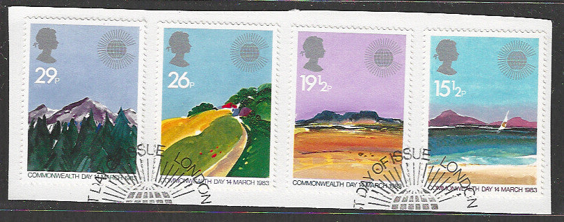 Great Britain stamps - FDC Used On Piece complete set - Used - VVV00093