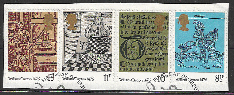 Great Britain stamps - FDC Used On Piece complete set - Used - VVV00099