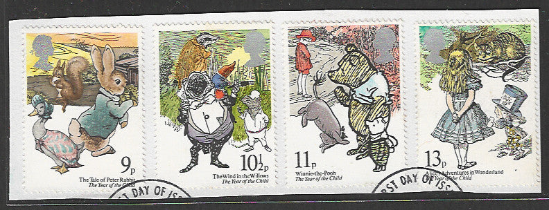 Great Britain stamps - FDC Used On Piece complete set - Used - VVV00101