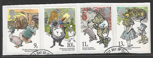 Great Britain stamps - FDC Used On Piece complete set - Used - VVV00101