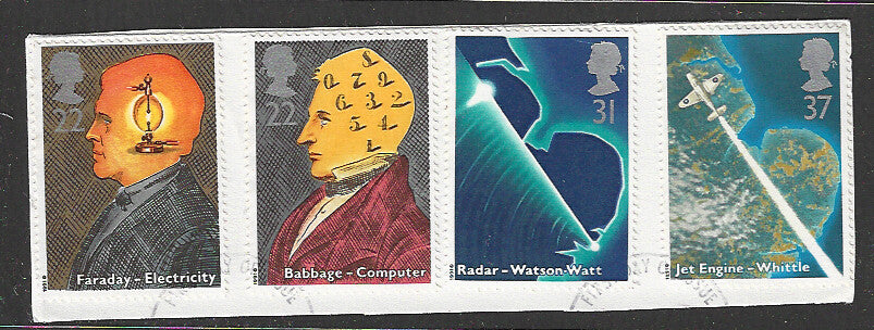 Great Britain stamps - FDC Used On Piece complete set - Used - VVV00102