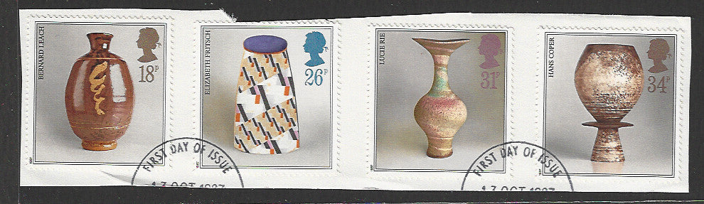 Great Britain stamps - FDC Used On Piece complete set - Used - VVV00107