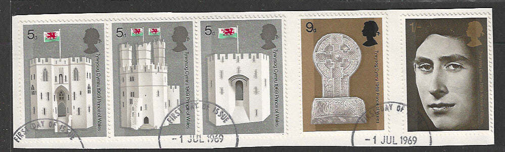 Great Britain stamps - FDC Used On Piece complete set - Used - VVV00108