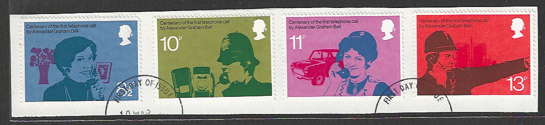 Great Britain stamps - FDC Used On Piece complete set - Used - VVV00113