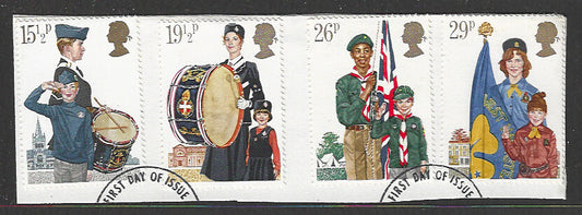 Great Britain stamps - FDC Used On Piece complete set - Used - VVV00117