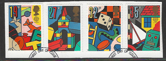 Great Britain stamps - FDC Used On Piece complete set - Used - VVV00119