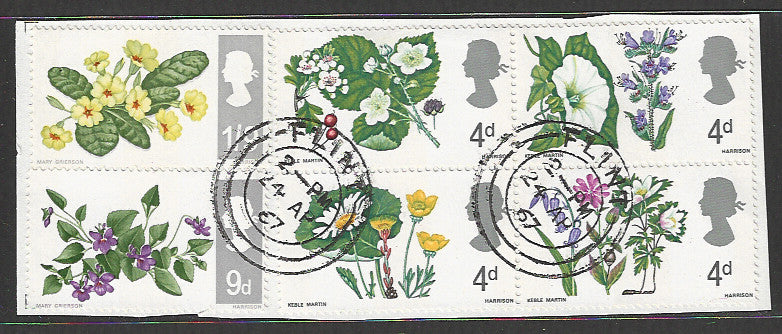 Great Britain stamps - FDC Used On Piece complete set - Used - VVV00121