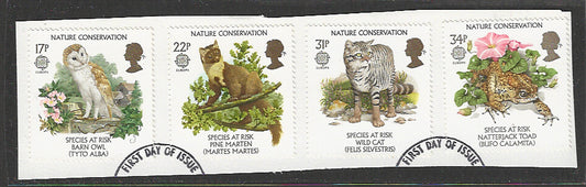 Great Britain stamps - FDC Used On Piece complete set - Used - VVV00123