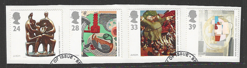 Great Britain stamps - FDC Used On Piece complete set - Used - VVV00124