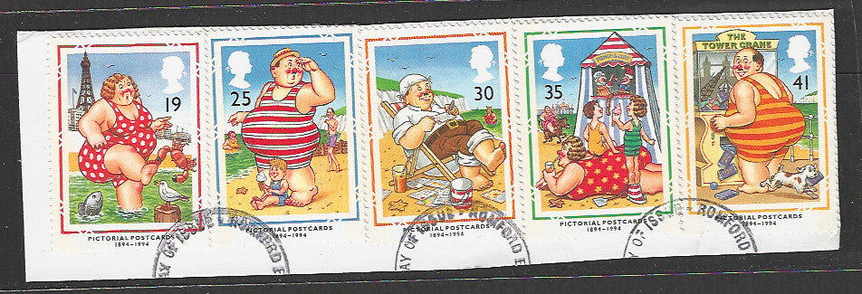 Great Britain stamps - FDC Used On Piece complete set - Used - VVV00129