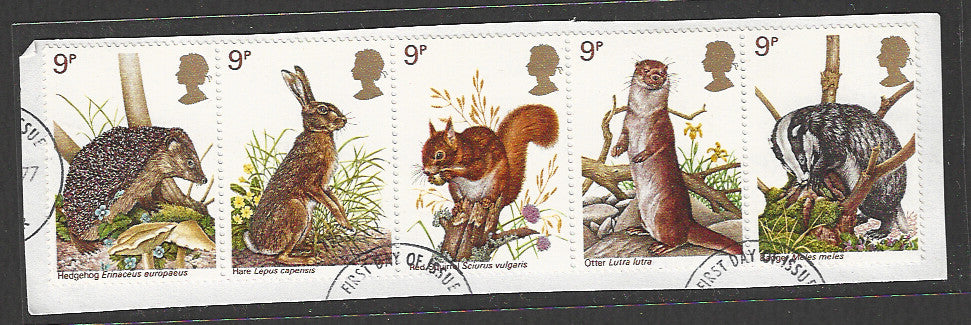Great Britain stamps - FDC Used On Piece complete set - Used - VVV00130