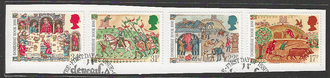 Great Britain stamps - FDC Used On Piece complete set - Used - VVV00132