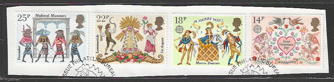 Great Britain stamps - FDC Used On Piece complete set - Used - VVV00134