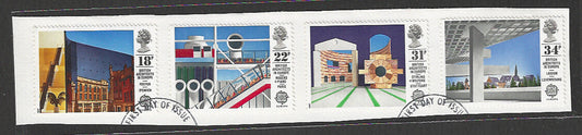 Great Britain stamps - FDC Used On Piece complete set - Used - VVV00144