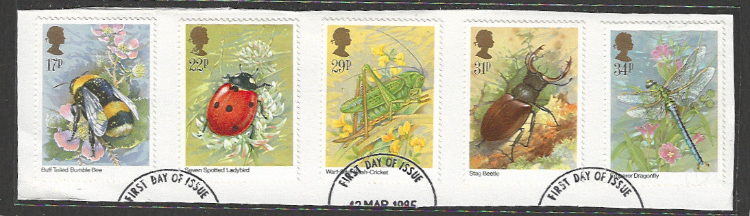 Great Britain stamps - FDC Used On Piece complete set - Used - VVV00151
