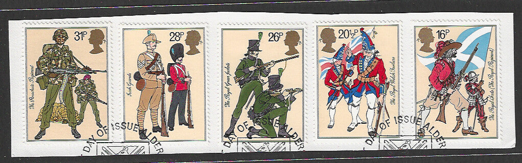 Great Britain stamps - FDC Used On Piece complete set - Used - VVV00160