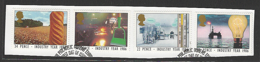 Great Britain stamps - FDC Used On Piece complete set - Used - VVV00168