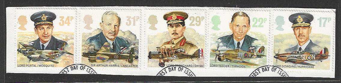 Great Britain stamps - FDC Used On Piece complete set - Used - VVV00172