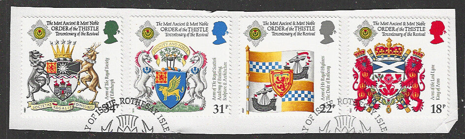 Great Britain stamps - FDC Used On Piece complete set - Used - VVV00176
