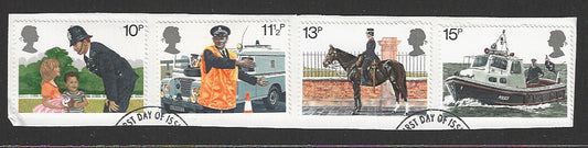 Great Britain stamps - FDC Used On Piece complete set - Used - VVV00177