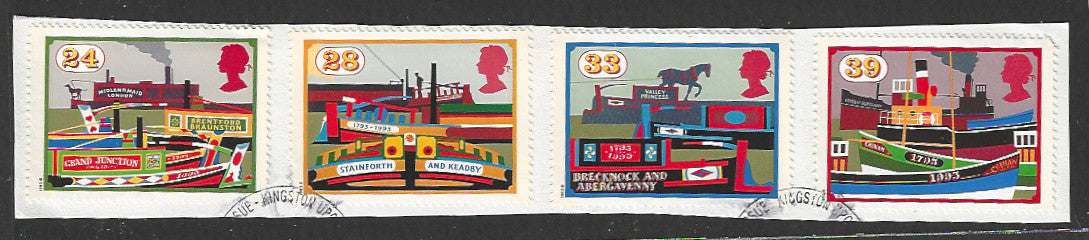 Great Britain stamps - FDC Used On Piece complete set - Used - VVV00179