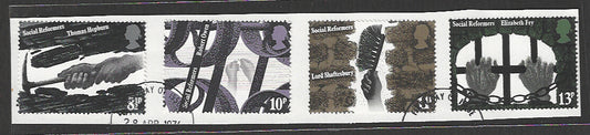 Great Britain stamps - FDC Used On Piece complete set - Used - VVV00182