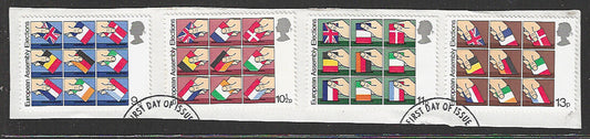 Great Britain stamps - FDC Used On Piece complete set - Used - VVV00183