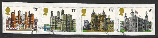 Great Britain stamps - FDC Used On Piece complete set - Used - VVV00184