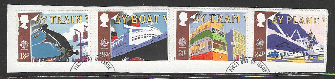 Great Britain stamps - FDC Used On Piece complete set - Used - VVV00185