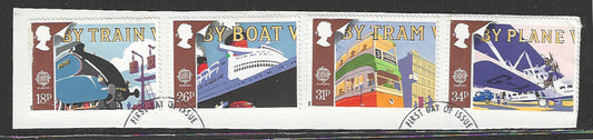 Great Britain stamps - FDC Used On Piece complete set - Used - VVV00185