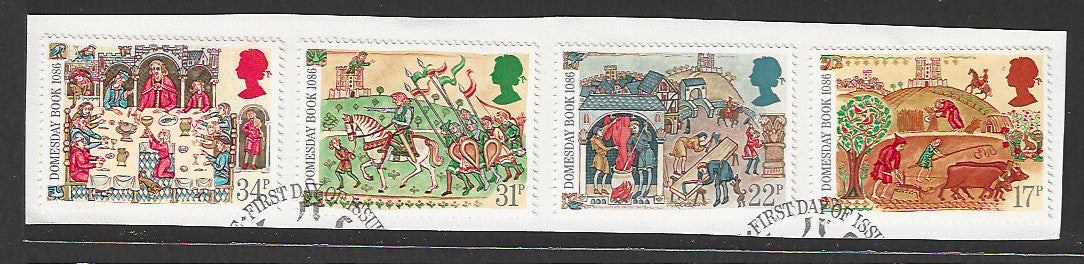 Great Britain stamps - FDC Used On Piece complete set - Used - VVV00188