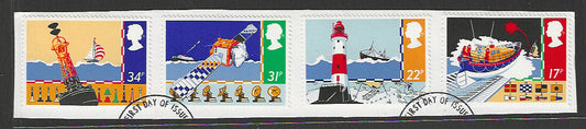 Great Britain stamps - FDC Used On Piece complete set - Used - VVV00192