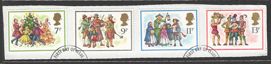 Great Britain stamps - FDC Used On Piece complete set - Used - VVV00195