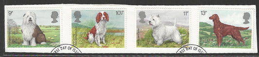 Great Britain stamps - FDC Used On Piece complete set - Used - VVV00196