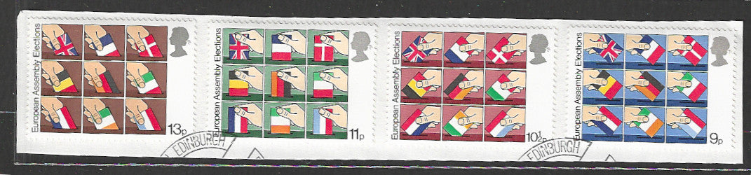 Great Britain stamps - FDC Used On Piece complete set - Used - VVV00197