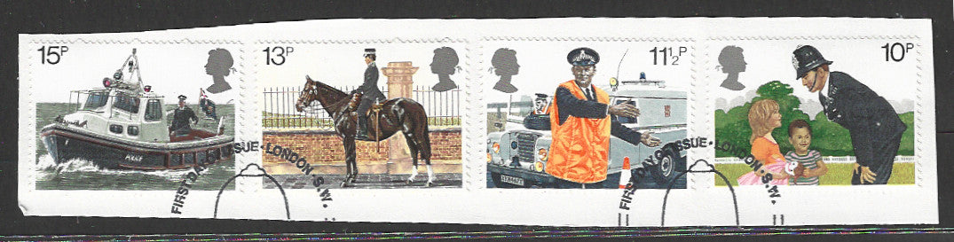 Great Britain stamps - FDC Used On Piece complete set - Used - VVV00203