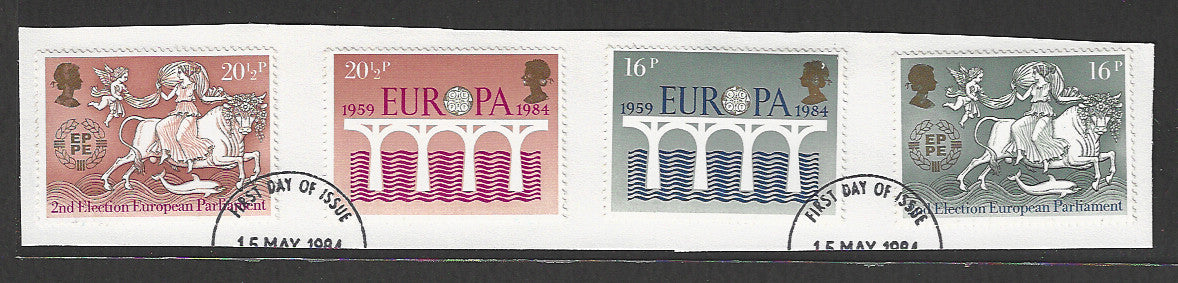 Great Britain stamps - FDC Used On Piece complete set - Used - VVV00205