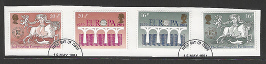 Great Britain stamps - FDC Used On Piece complete set - Used - VVV00205