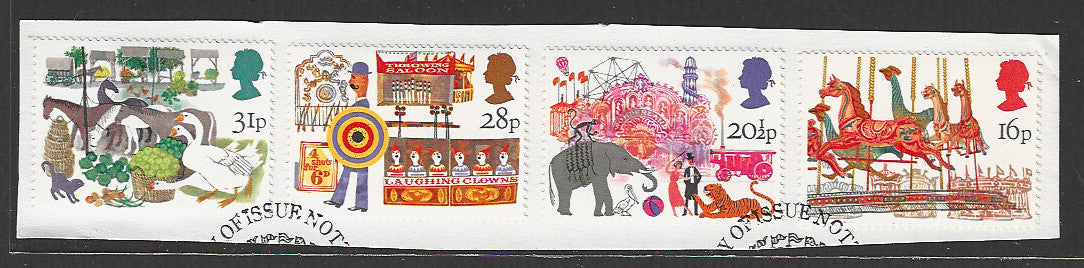 Great Britain stamps - FDC Used On Piece complete set - Used - VVV00215