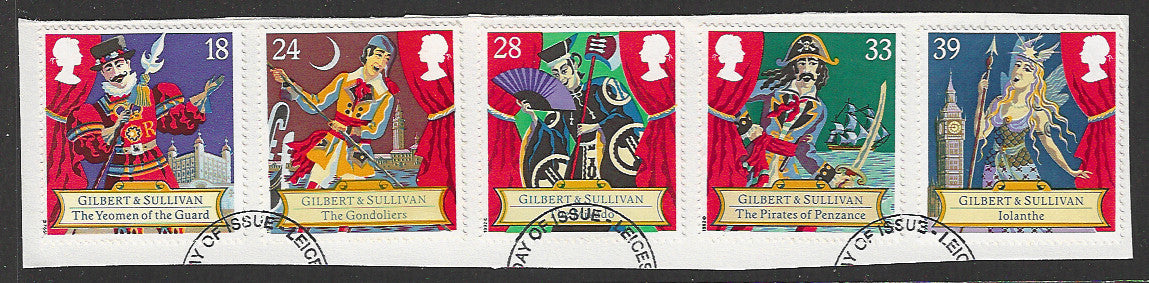 Great Britain stamps - FDC Used On Piece complete set - Used - VVV00220