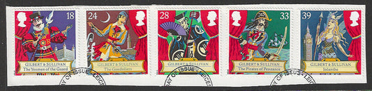 Great Britain stamps - FDC Used On Piece complete set - Used - VVV00220