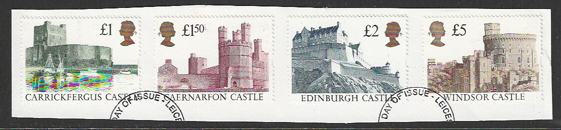 Great Britain stamps - FDC Used On Piece complete set - Used - VVV00221